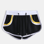 2 Pack Drawstring Leisure Men's Loose Boxer Shorts