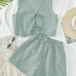 MOESHA™ - Chic Summer Sleeveless Vest and High-Waist Shorts Set