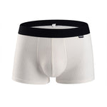 Men's Breathable Threaded Fabric U Convex Trunks