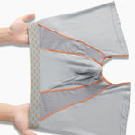2 Pack Men's Nylon Breathable Sports Anti-Chafing Casual Business Boxer Briefs