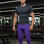 3 Pack Men's Solid Color All-Season Durability & Utility Activewear Tights