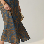 Mikayla | Natural Wrap Midi Dress