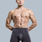 2 Pack Long Boxer Briefs with Separate Pouch
