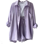 VERA™ – Modern Button-Up Shorts Set