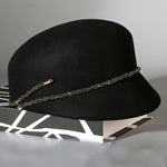 Celestine Crystal Wool Cloche