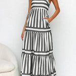 Rosalyn | Color Block Maxi Dress