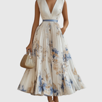 Fern | Elegant Pleated Maxi Dress