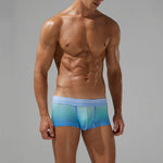 Men’s Spliced Lines Trunks in Ombre