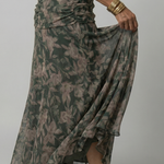 Elin | Off Shoulder Flow Midi Dress