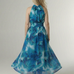 Jayla | Gathered Halter Midi Dress