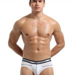 3 Pack Men's Comfortable Sporty Breathable Low-Waist Sexy Briefs