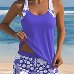 Anna | Tummy Control Supportive Swim Set with Boxer Bottoms