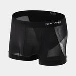 Men's Sexy Mid-Rise Comfy Waistband Silky Touch Sporty Cut Cooling Airflow Trunks