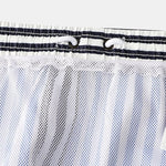 Mens Quick Dry Striped Print Surf Board Short