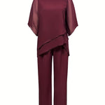 Melody | Soft Drape Two-Piece Set – Effortless Polish, All-Day Comfort