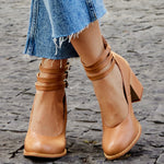 Kallie | Triple Buckle Heels