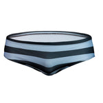 Mens Surfing Striped Swimming Briefs