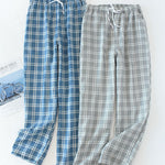 Men's Plaid Soft Cotton Pajama Pants