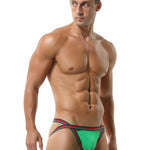 Men's Sexy Colorful Cross Band Jockstrap