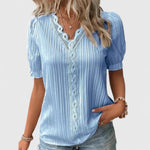 Avienne | Elegant V-Neck Blouse