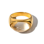 Unique Natural Stone Ring