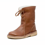 Sahasra | Casual Leather Mid-Calf Boots