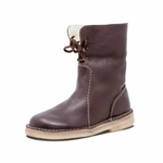 Sahasra | Casual Leather Mid-Calf Boots