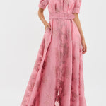 Anabella - Dress with Short Puff Sleeves