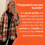 Premium Flannel Hooded Jacket