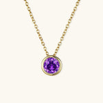 Radiant Gemstone Gold Chain