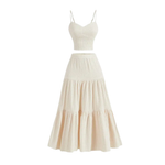 BREELYN™ – Sleek Crop Cami & A-Line Skirt Set