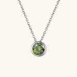 Radiant Gemstone Gold Chain