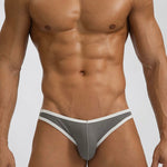 Sexy V-shape Low-rise Threaded Bikini For Men