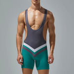 Men’s Fitness Swimming Wrestling Singlet Bodysuit