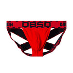 Men's Supportive Fit Sexy Low-Rise Comfy Waistband Stretch Fit Shoulder Straps & Underwear