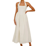 KATE™ – Elegant Sleeveless High-Waist Dress