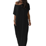 HALLIE™ – Soft Batwing Sleeve Lounge Dress