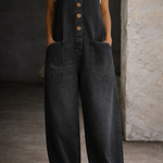 Bethany | Vintage Washed Cotton Overalls