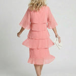 Emma | Layered Tier Midi Dress