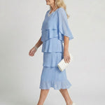 Emma | Layered Tier Midi Dress