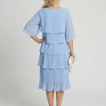 Emma | Layered Tier Midi Dress