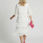 Emma | Layered Tier Midi Dress