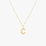 Pearl Initial Pendant Necklace