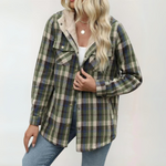 PERESA™ - Casual Long Sleeve Button Front Hooded Coat