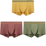 3 Pack Men's Seamless Breathable U Pouch Trunks