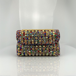 LAVIERA™ - Chic Chain Colored Diamond Shoulder Bag