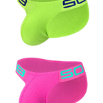 2 Pack Men’s Sexy Threaded Fabric Bikinis