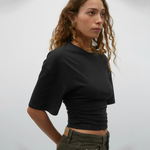 PAMKA™ - Comfy Short Sleeve Waist Fitted Top
