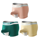 3 Pack Men's Comfy Cotton Dual Pouch Underwear