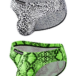 Men’s Sexy Leopard Print Pouch Briefs